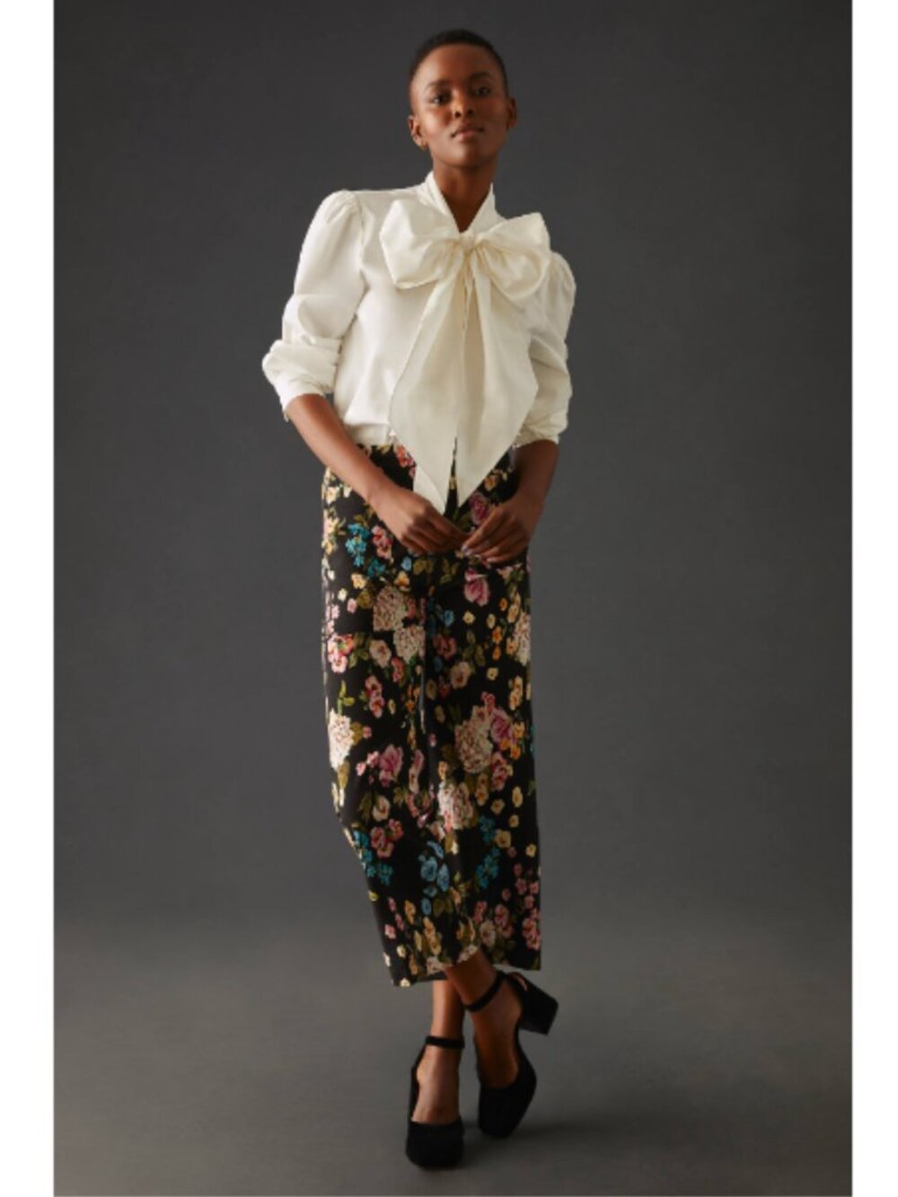 Anthropologie Maeve The Colette Cropped Wide-Leg Pants